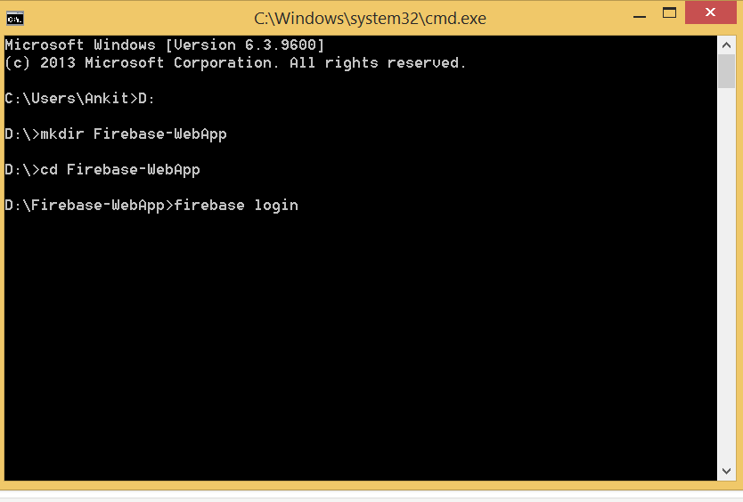 Host Static Website Using Firebase Hosting Service